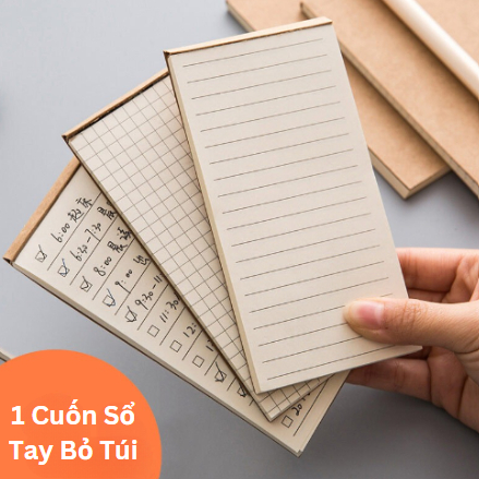 Sổ Mini, Sổ Ghi Chú To Do List Tiện Lợi MESO 100 Trang - Sổ Order, Check list Công Việc (7x14cm)