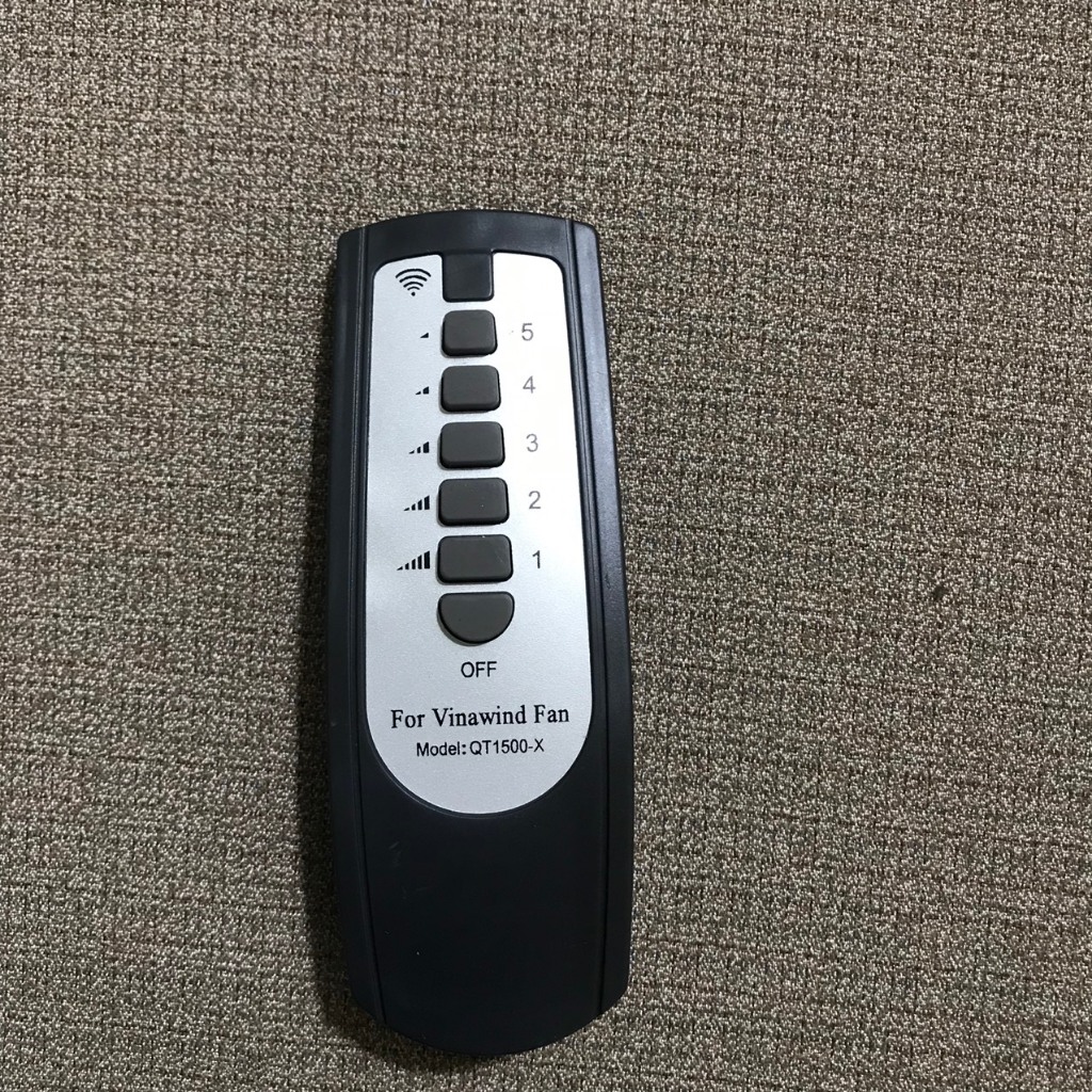 Điều khiển remote dùng cho quạt vinawind điện cơ FOR model QT1500-X hàng mới - tặng kèm pin