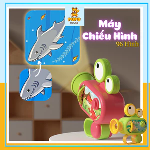 Đồ Chơi Máy Chiếu Có Thể Điều Chỉnh Chiếu Khoảng Cách Gồm 12 Đĩa Đèn Pin Chiếu Hình Cho Bé Mẫu Mới - PUPU HOUSE