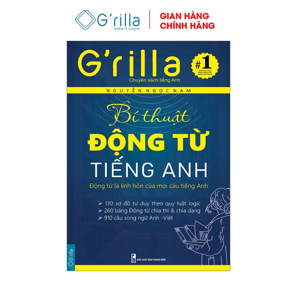 Ảnh Sách - Bí thuật Động từ tiếng Anh GRILLA, kèm App học miễn phí 1
