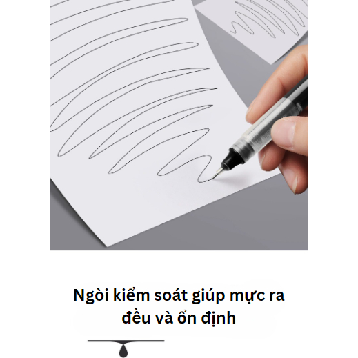 COMBO 4 Bút Gel 0.5mm, Bút Mực Nước Cao Cấp, Màu Đen-Đỏ-Xanh, Viết Gel Trơn Nhanh Khô,Vỏ Trong Suốt Mực Đều