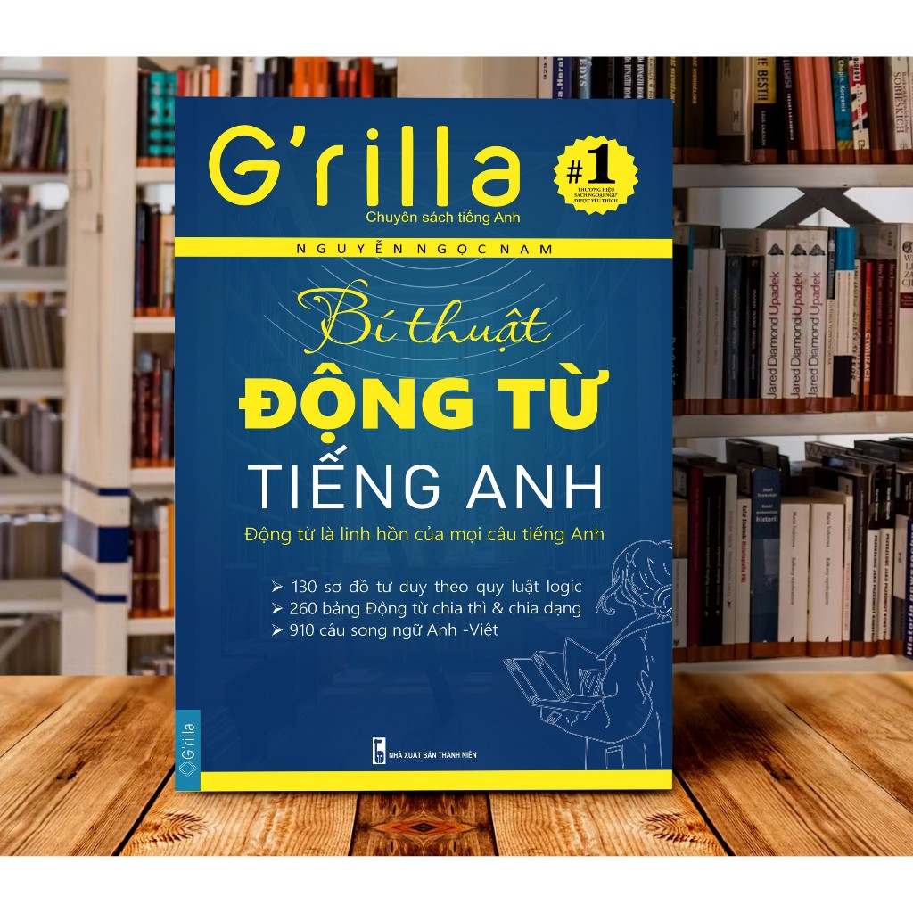 Ảnh Sách - Bí thuật Động từ tiếng Anh GRILLA, kèm App học miễn phí 2