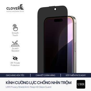 Kính Cường Lực Chống Nhìn Trộm URR cho iPhone 17 Pro Max Full Màn