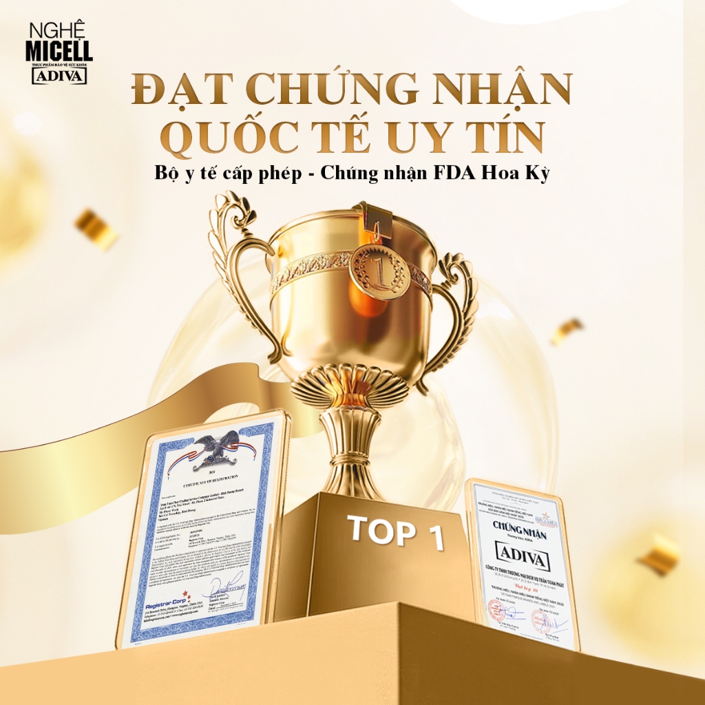 Ảnh Nghệ Micell ADIVA 14 Viên- Hỗ Trợ Các Vấn Đề Về Đau Bao Tử, Dạ Dày 4