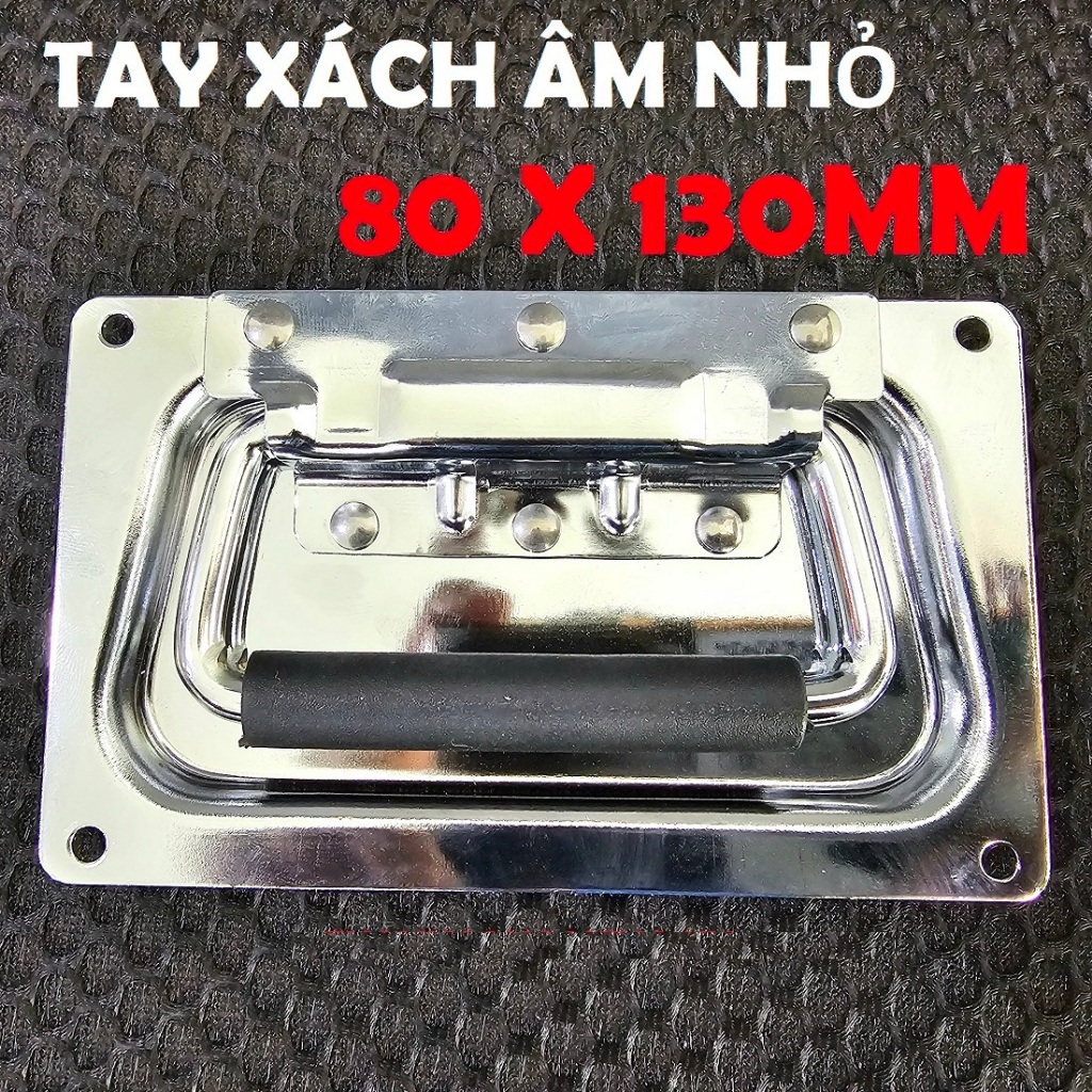 Tay xách âm: 80x 130MM cho tủ máy thiết bị âm thanh, nội thất, thùng pin. ( Loại âm thùng) | BigBuy360 - bigbuy360.vn