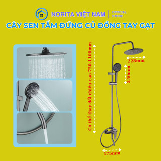 Bộ Sen Cây Tắm Đứng Nóng Lạnh Tay Gạt Truyền Thóng 3 Chế Độ Cao Cấp