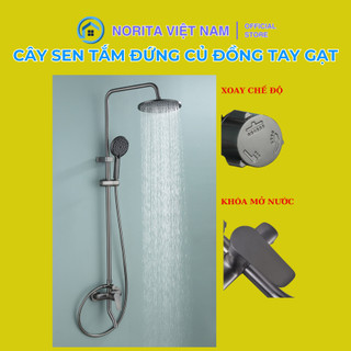 Bộ Sen Cây Tắm Đứng Nóng Lạnh Tay Gạt Truyền Thóng 3 Chế Độ Cao Cấp