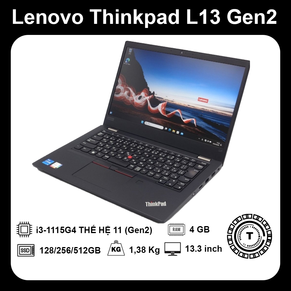 FLASH SALE] Lenovo Thinkpad L13 GEN2 | i3-1115G4 THẾ HỆ (GEN) 11