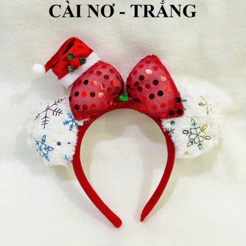 Cài nơ noel cho bé