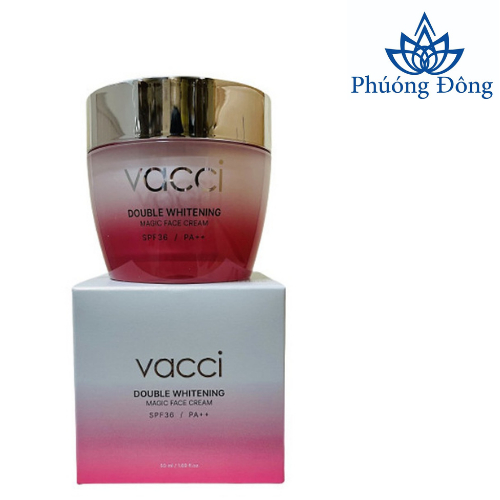 (Mẫu mới) Kem dưỡng trang điểm trắng da mặt Vacci Face Cream 50ml ...