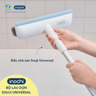 Souji Universal Inochi - Bộ Lau Nhà Đa Năng 4 trong 1: Lau Nhà, Chà Sàn, Gạt Kính, Quét Bụi 🧽✨