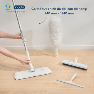 Souji Universal Inochi - Bộ Lau Nhà Đa Năng 4 trong 1: Lau Nhà, Chà Sàn, Gạt Kính, Quét Bụi 🧽✨