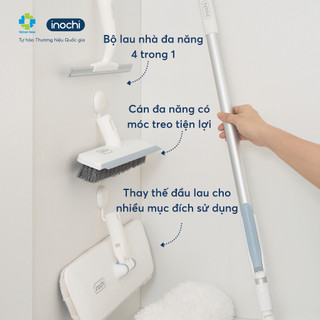 Souji Universal Inochi - Bộ Lau Nhà Đa Năng 4 trong 1: Lau Nhà, Chà Sàn, Gạt Kính, Quét Bụi 🧽✨