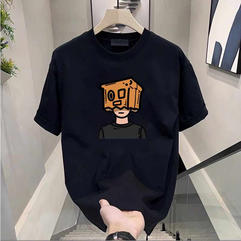 Áo thun nam tay lỡ HappyFamily tay ngắn  TOI KHÔNG THẤY Chất vải cotton 100 cao cấp