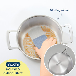 Nồi Chảo Inox Omi Gourmet/ Essential: Chống Dính Tự Nhiên, An Toàn, Tiết Kiệm Năng Lượng - Inochi