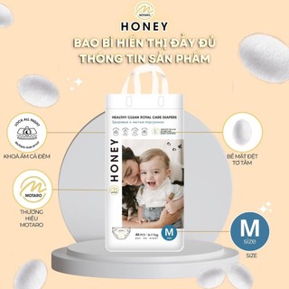 [MẪU MỚI PREMIUM] Bỉm HONEY dán/quần đủ size siêu mềm mịn cho bé