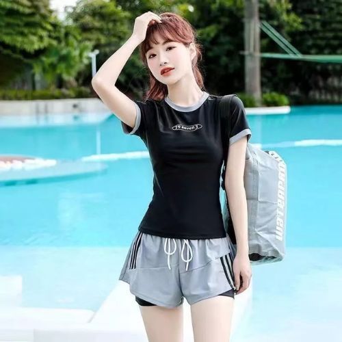 DB020 Bộ bơi,đồ bơi nữ 2 mảnh quần đùi 2 lớp dáng thể thao năng động, bộ bơi đi biển HAN.T Shop