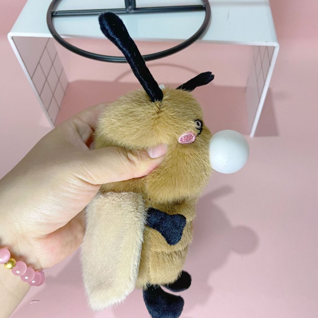 Móc Khóa Gián Tiểu Cường Bóp Mũi Có Hương Thơm Nhẹ Gấu Bông Tiểu Cường Mẫu Mới