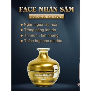 Kem Face Nhân Sâm N'collagen 25g Kèm Tẩy Tế Bào, Giúp da trắng sáng, giảm nám, tàn nhan