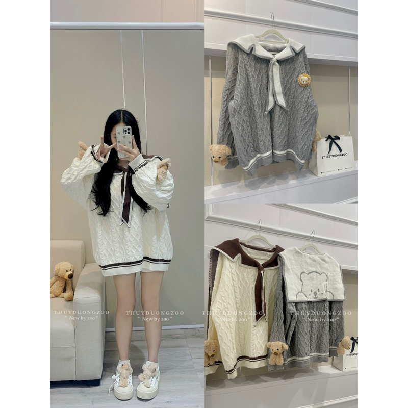 THUYDUONGZOO - ÁO 13DEM.ARZO KÈM GẤU KUTE GẮN LIỀN QC