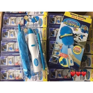 Chổi Lông Quét Bụi Tĩnh Điện Tự Động 360 độ - Chổi Quét Bụi Tích Điện Spin DUSTER Thông Minh Đa Năng Chức Năng