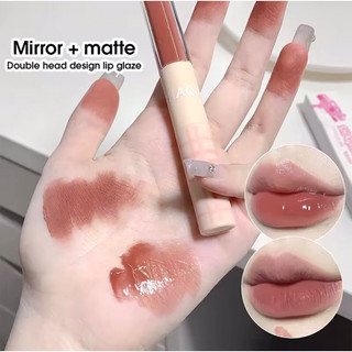 Son bóng lì dưỡng ẩm Shaqinuo Youth Time Double-ended Lip Gloss Matte Lips Whitening Lipstick