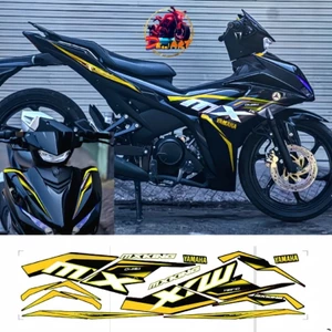Tem rời Exciter 155cc V2 - Mẫu MXKing xe đen. Chất liệu PPF Cao Cấp : 3 Lớp, Chống Nước, Chống Phai Màu. Nhãn Dán Decal