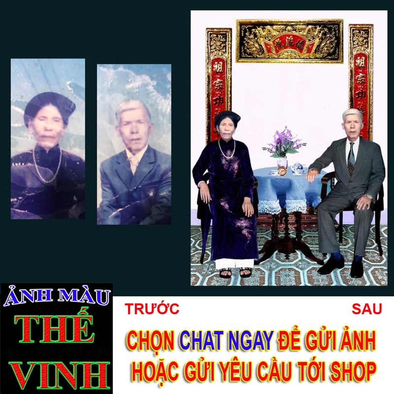 Phục Hồi Ảnh Cũ Online Tăng Nét Cho Ảnh Cũ Ảnh Chụp Qua Điện Thoại - Ảnh Màu Thế Vinh