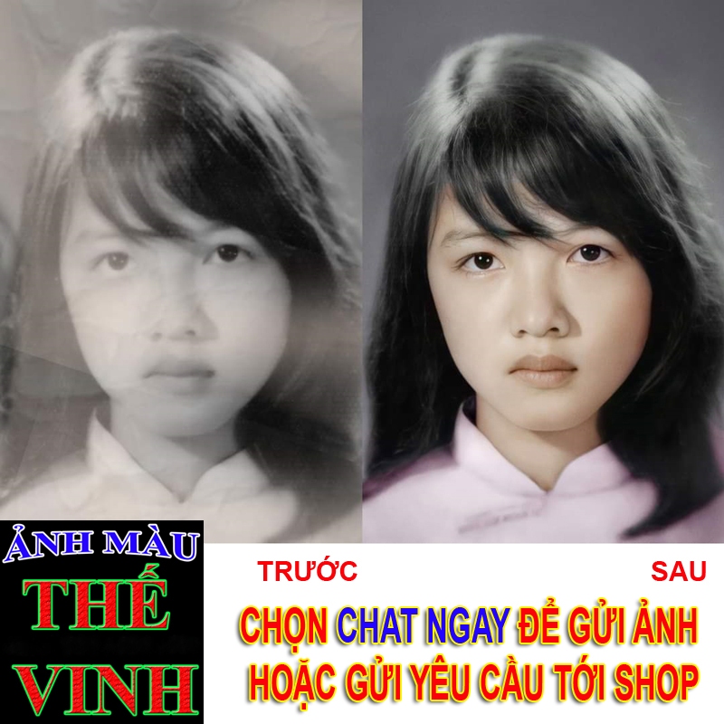 Phục Hồi Ảnh Cũ Online Tăng Nét Cho Ảnh Cũ Ảnh Chụp Qua Điện Thoại - Ảnh Màu Thế Vinh