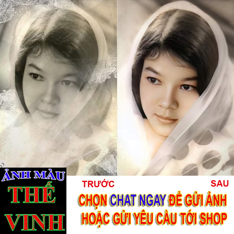 Phục Hồi Ảnh Cũ Online Tăng Nét Cho Ảnh Cũ Ảnh Chụp Qua Điện Thoại - Ảnh Màu Thế Vinh