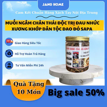 Muối Ngâm Chân Thảo Dược Thảo Dược Chính Gốc Dao Đỏ SaPa – Giảm Đau Mỏi Xương Khớp, Giảm Sưng Chân Bầu Ngủ Ngon Giấc
