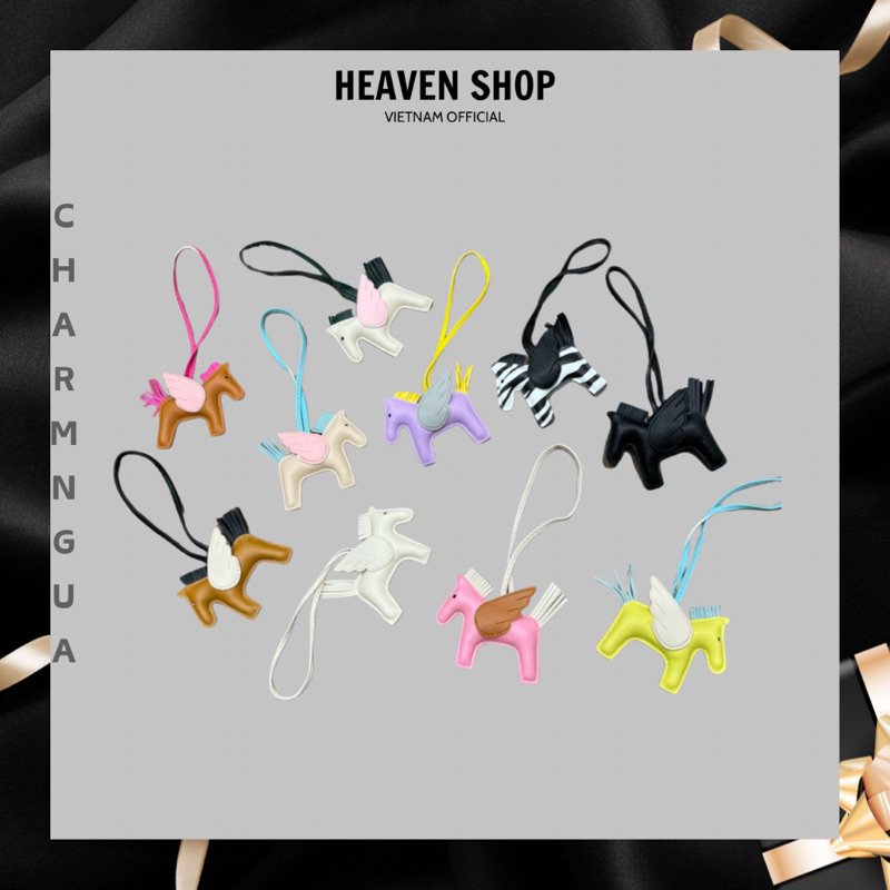 [ CHARM NGỰA VIP ] Phụ Kiện Charm Ngựa 2026 & Da Microfiber Cao Cấp M322 – HEAVEN SHOP