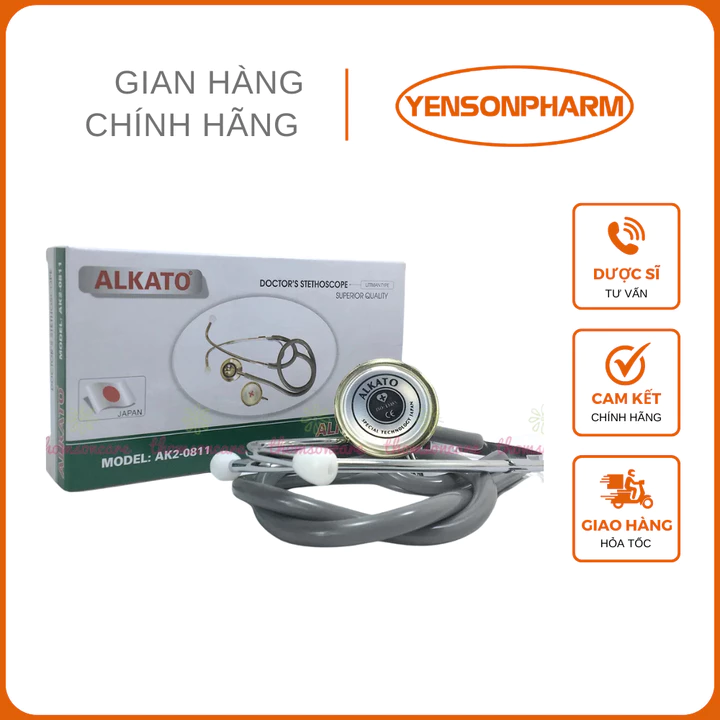 Ống nghe y tế Alkato Nhật Bản nghe được 2 mặt