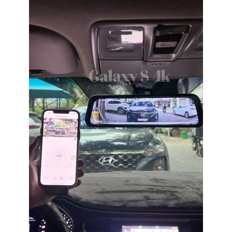 Gương Điện Tử Galaxy S 4k Hỗ Trợ Lái Xe An Toàn