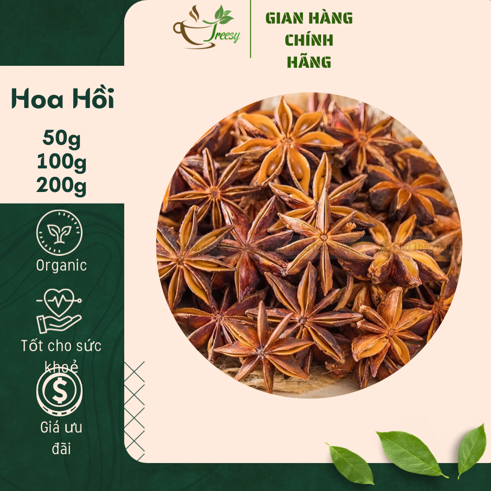 200g Hoa Hồi Khô, Thơm - Thảo mộc Treesy | Shopee Việt Nam