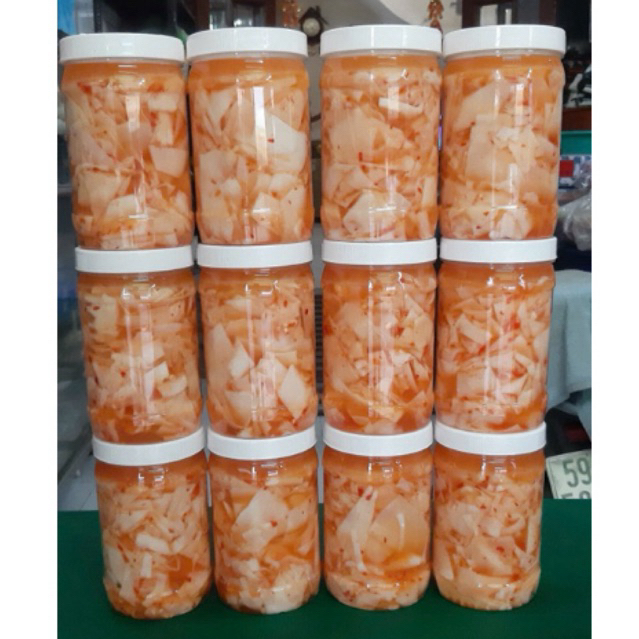 Măng THÁI MIẾNG ngâm ớt (hũ 700g) vị chua chua, ngọt ngọt, cay vừa