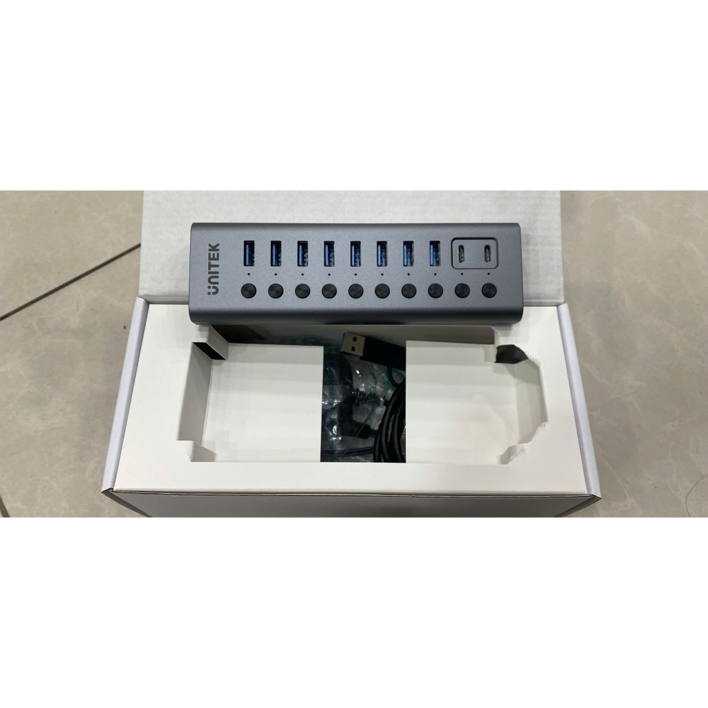 Bộ Hub chia USB 3.0 10port 8 Port USB 3.0+ 2 USB-C UNITEK H1315B01-EU ...