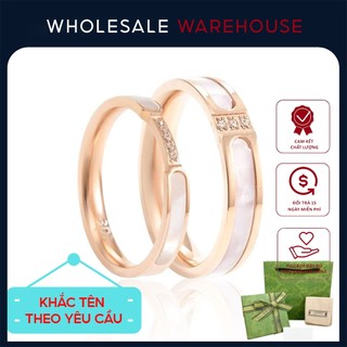 Couple Rings, engravable by KHO SỈ TRANG SỨC