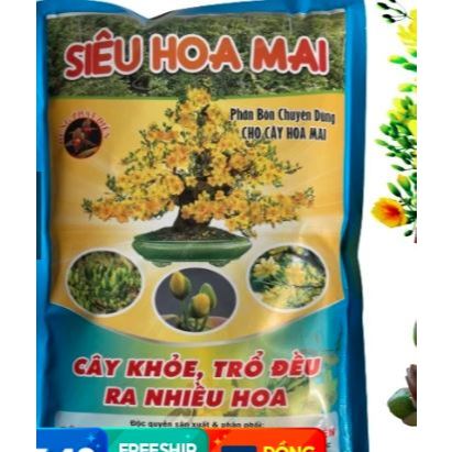 Gói 700g Phân Bón Hữu Cơ Siêu Hoa Mai
