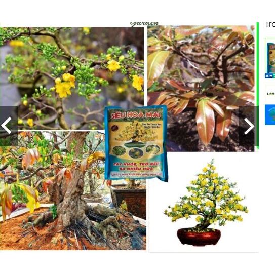 Gói 700g Phân Bón Hữu Cơ Siêu Hoa Mai