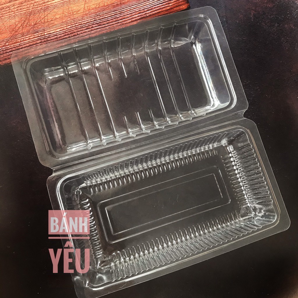 Hộp đựng bánh mì, bánh su, bông lan trứng muối, rau câu tự chọn-Bộ 10 hộp