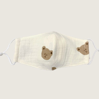 Khẩu trang xô muslin và vải nilen thoáng khí cho bé từ 1 tháng