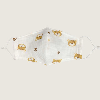 Khẩu trang xô muslin và vải nilen thoáng khí cho bé từ 1 tháng