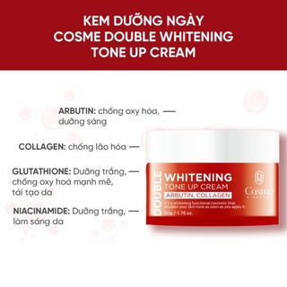 KEM DƯỠNG NGÀY COSME DOUBLE WHITENING TONE UP CREAM