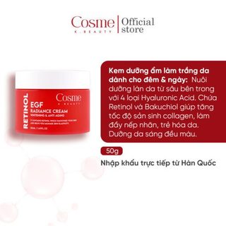 "KEM DƯỠNG NGÀY ĐÊM NÂNG CƠ - GIẢM NÁM - SÁNG DA RETINOL COSME RADIANCE CREAM"
