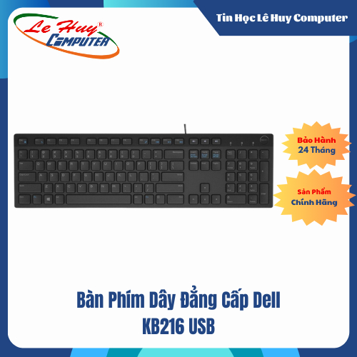 Bàn Phím Dây Đẳng Cấp Dell KB216 USB - Hàng Chính Hãng | Shopee Việt Nam