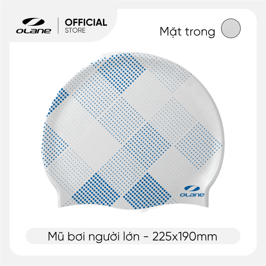 Mũ Bơi / Nón Bơi Silicon Người Lớn Olane In Họa Tiết Màu Sắc cho Nam và Nữ