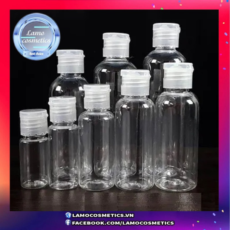 15ML 20ML 30ML 50ML 100ML 150ML 200ML 250ML Lọ chiết nắp bật Chai nhựa ...