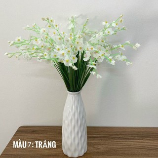 Combo 10 cành hoa giả - Hoa Lan vũ nữ Lucas 65cm trang trí đẹp, quý phái, sang trọng