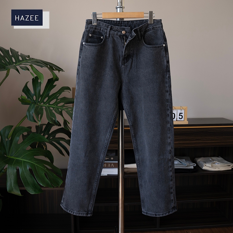 Quần Jean Nam ống Xuông HAZEE vải jean co giãn fom rộng cao cấp Z01